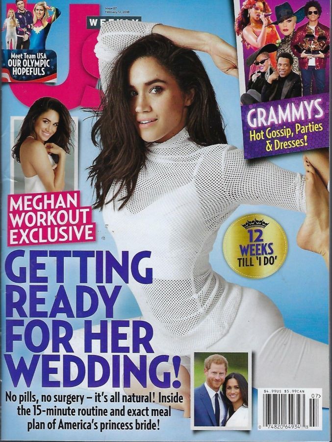 US WEEKLY magazine side cover Issue 7 12 February 2018
