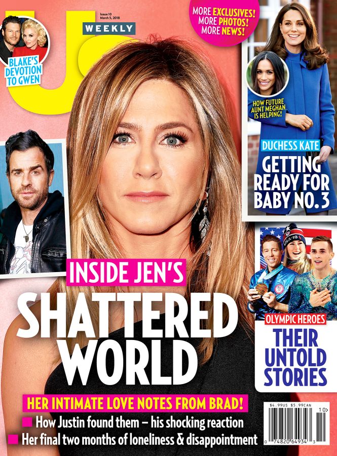 US WEEKLY magazine side cover Issue 10 5 March 2018