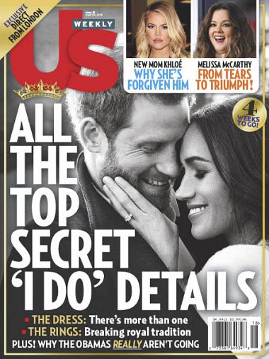 US WEEKLY magazine side cover Issue 18 30 April 2018