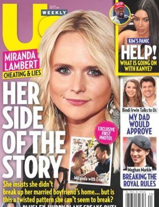 US WEEKLY magazine side cover Issue 20 14 May 2018