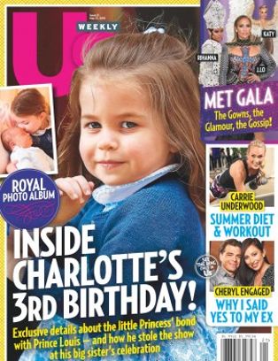 US WEEKLY magazine side cover Issue 21 21 May 2018