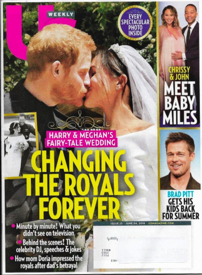 US WEEKLY magazine side cover Issue 23 4 June 2018