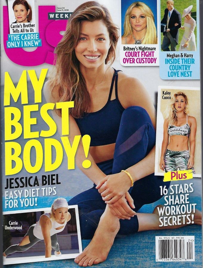 US WEEKLY magazine side cover Issue 24 11 June 2018