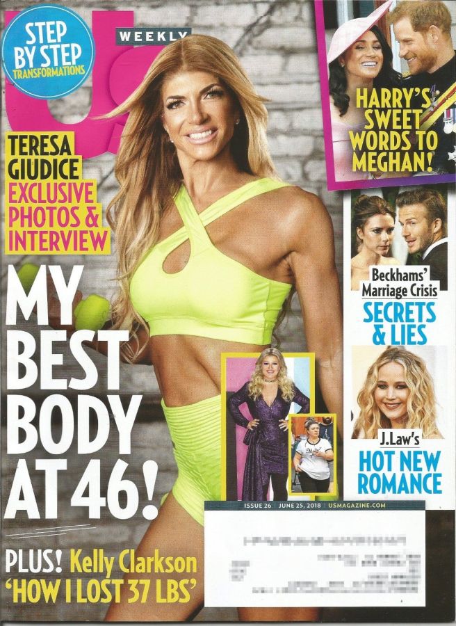 US WEEKLY magazine side cover Issue 26 25 June 2018