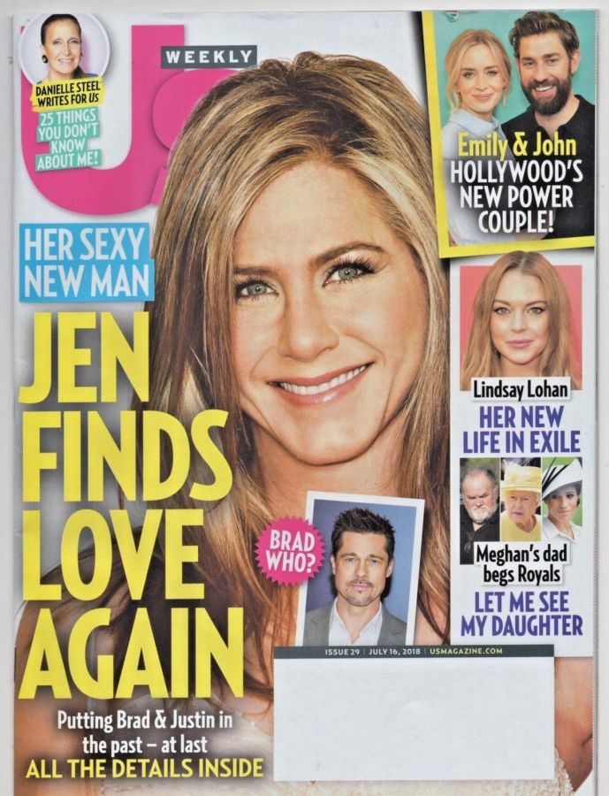 US WEEKLY magazine side cover 16 July 2018