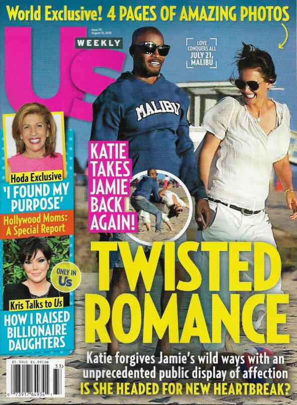 US WEEKLY magazine side cover 13 August 2018