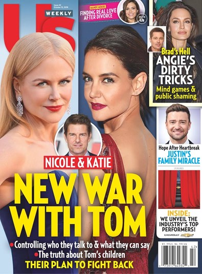 US WEEKLY magazine side cover 15 October 2018