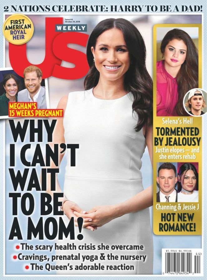 US WEEKLY magazine side cover 29 October 2018