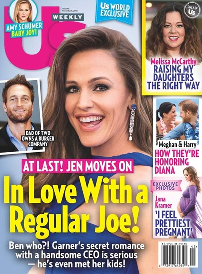 US WEEKLY magazine side cover 5 November 2018