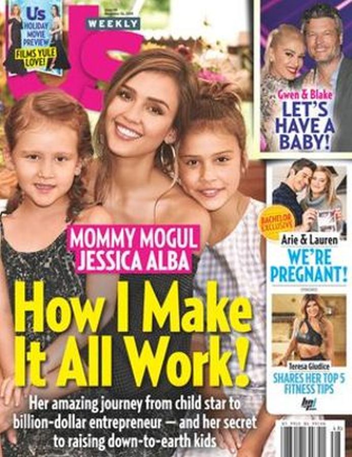 US WEEKLY magazine side cover 26 November 2018