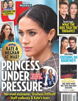 US WEEKLY magazine side cover 24 December 2018