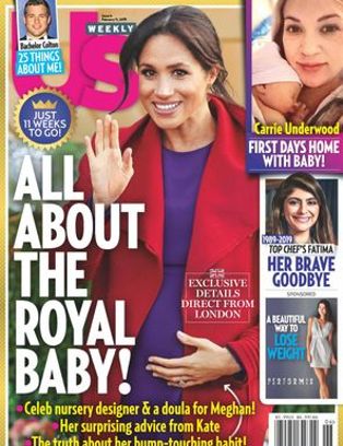 US WEEKLY magazine side cover 11 February 2019