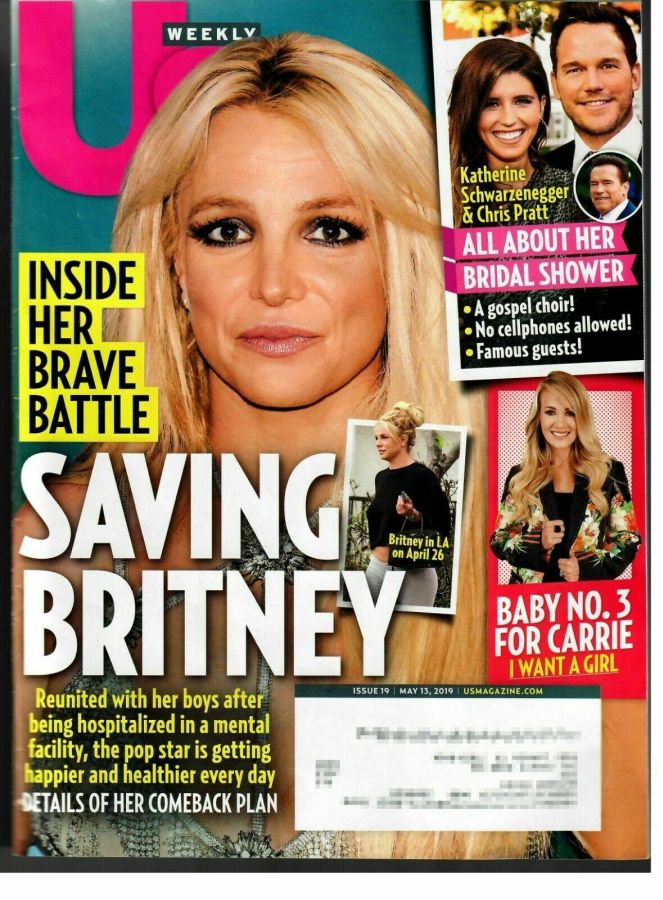 US WEEKLY magazine side cover 13 May 2019