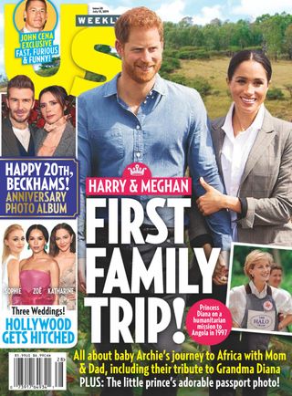 US WEEKLY magazine side cover 15 July 2019