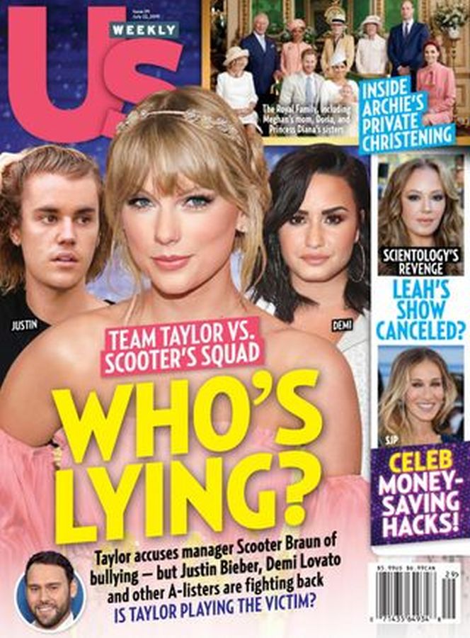 US WEEKLY magazine side cover 22 July 2019