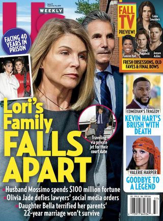 US WEEKLY magazine side cover 16 September 2019