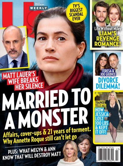 US WEEKLY magazine side cover 28 October 2019