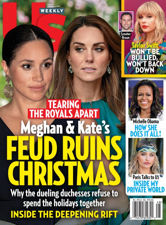 US WEEKLY magazine side cover 2 December 2019
