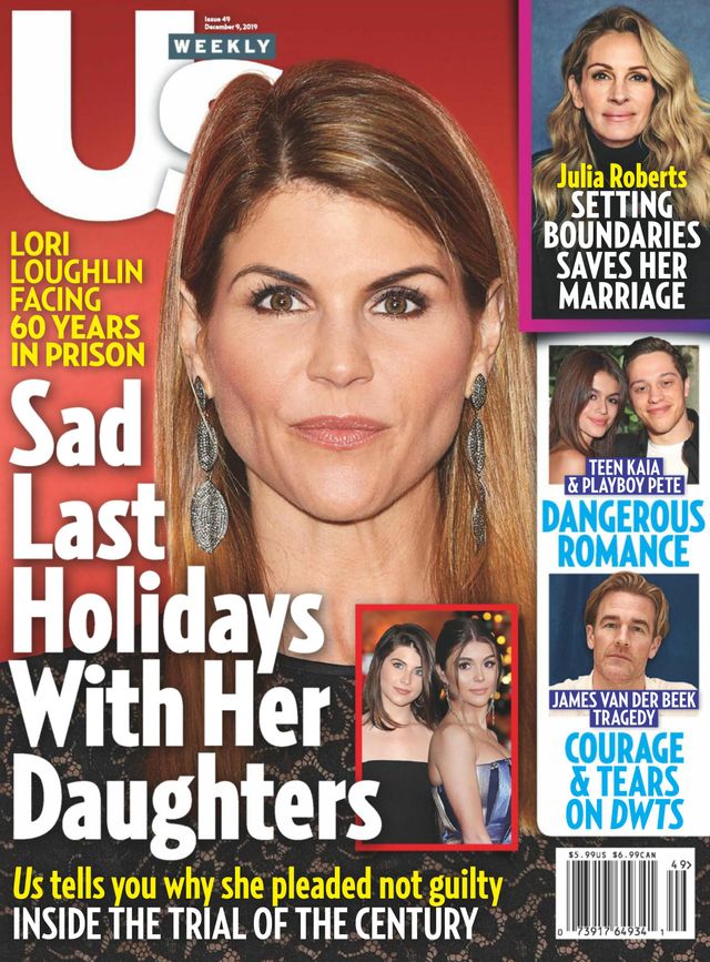 US WEEKLY magazine side cover 9 December 2019