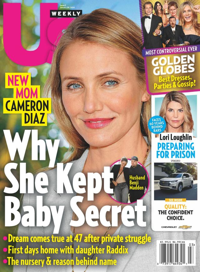 US WEEKLY magazine side cover 20 January 2020
