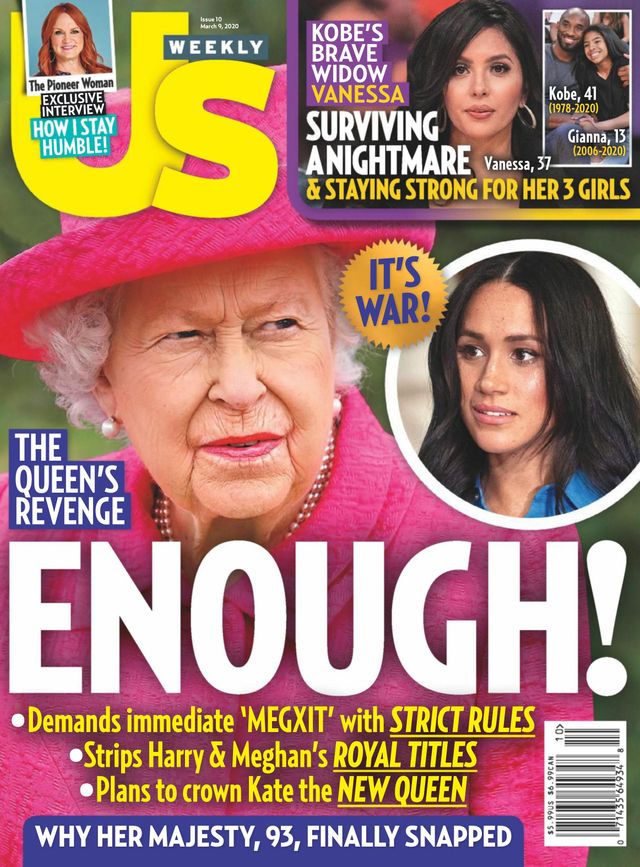 US WEEKLY magazine side cover 9 March 2020