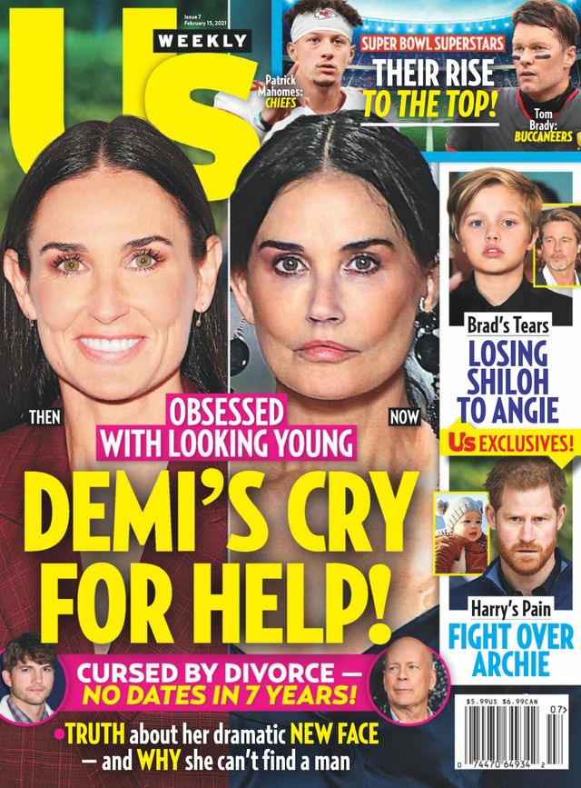 US WEEKLY magazine side cover 15 February 2021