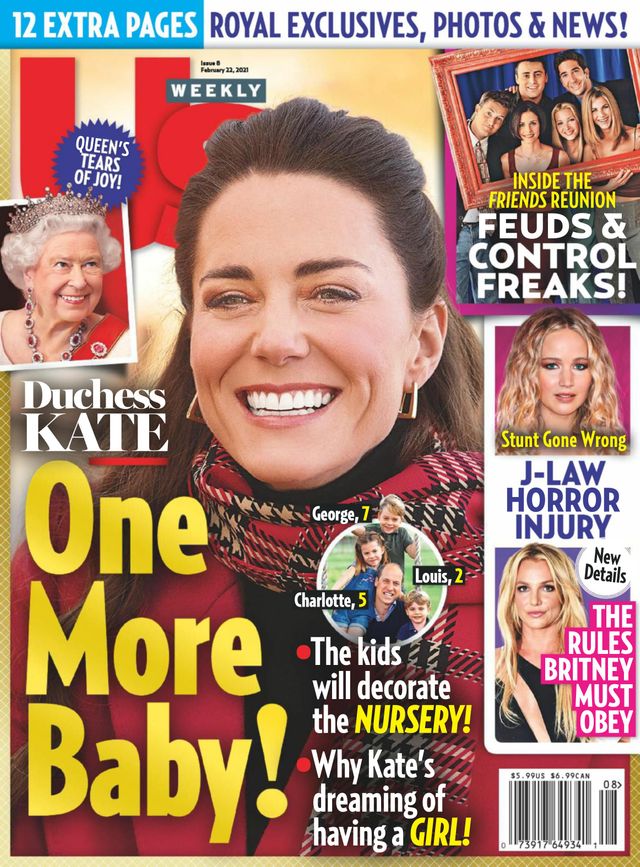 US WEEKLY magazine side cover 22 February 2021