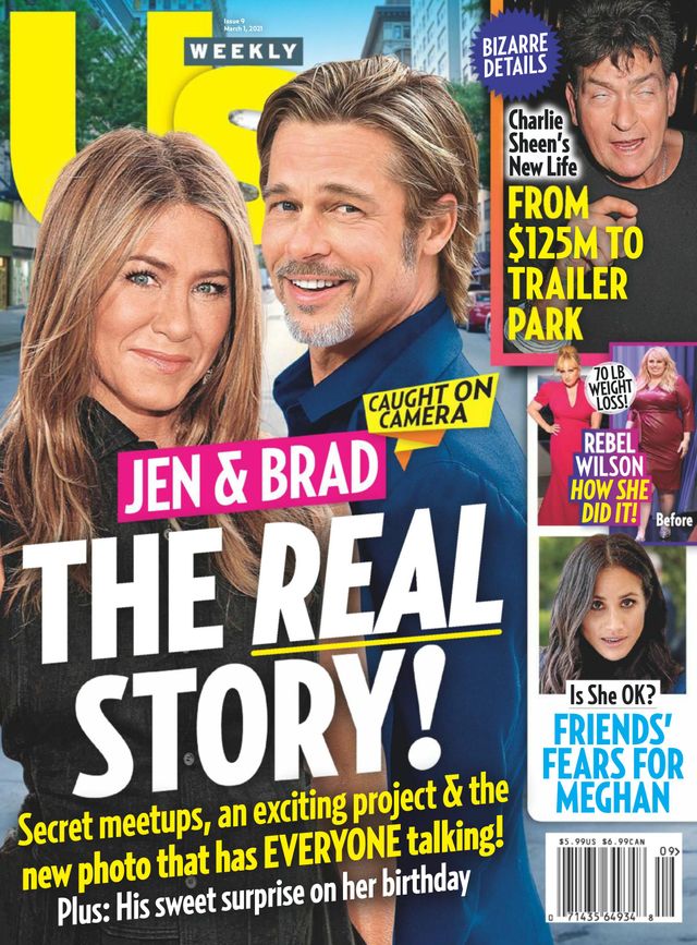 US WEEKLY magazine side cover 1 March 2021