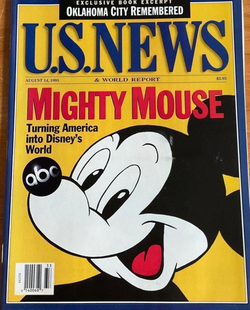 U.S.NEWS AND WORLD REPORT magazine side cover 14 August 1995