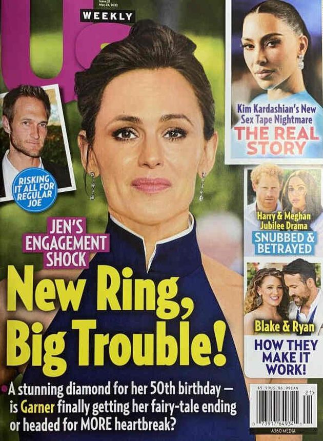 US WEEKLY magazine side cover 23 May 2022