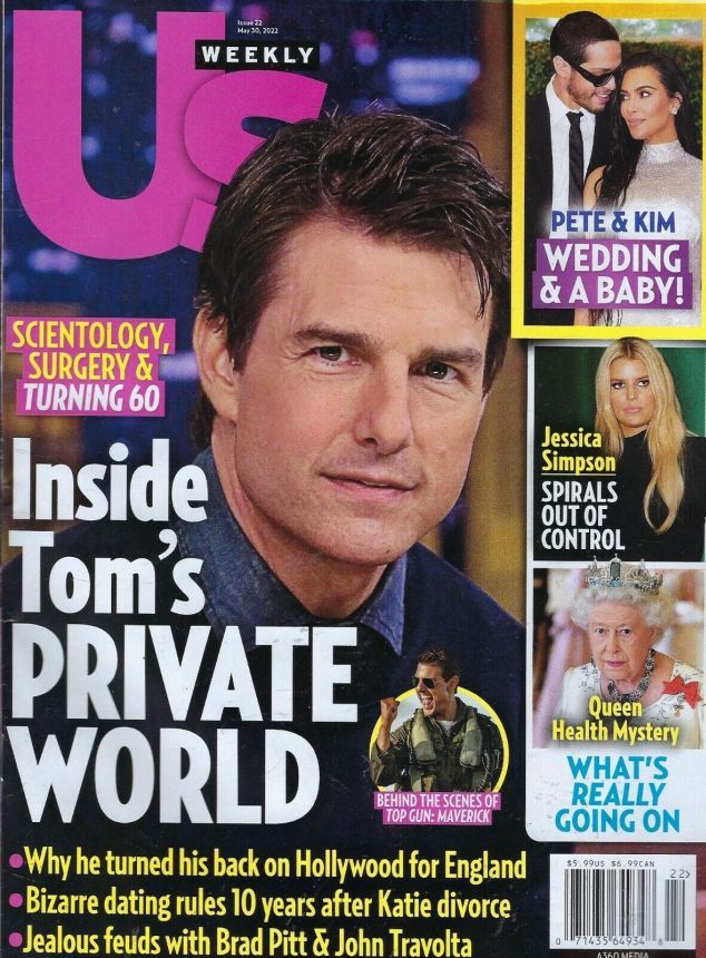 US WEEKLY magazine side cover 30 May 2022