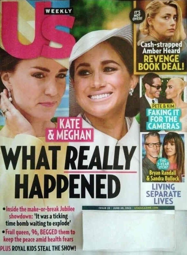 US WEEKLY magazine side cover 20 June 2022
