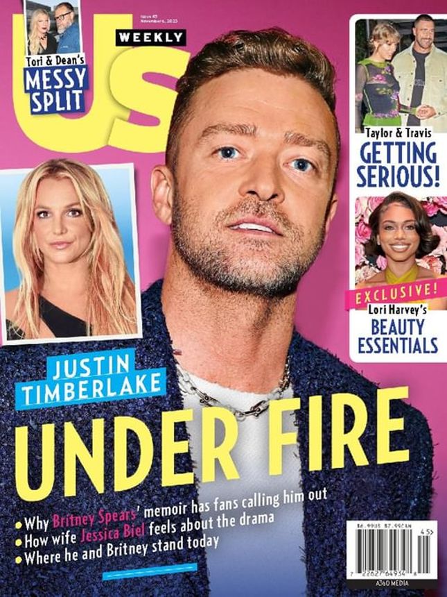 US WEEKLY magazine side cover 6 November 2023