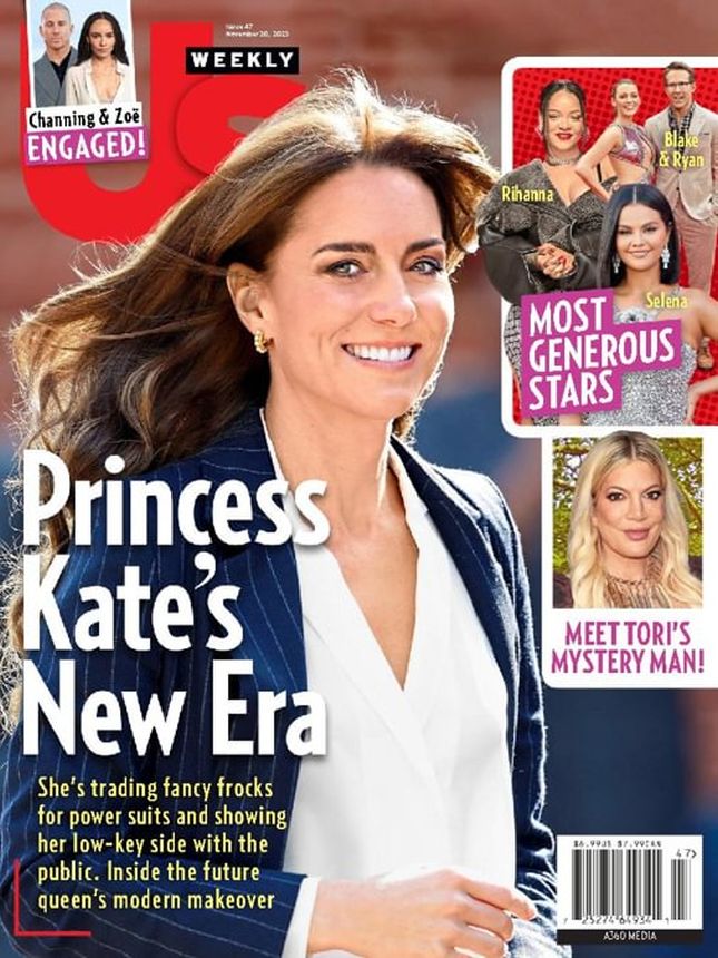 US WEEKLY magazine side cover 20 November 2023