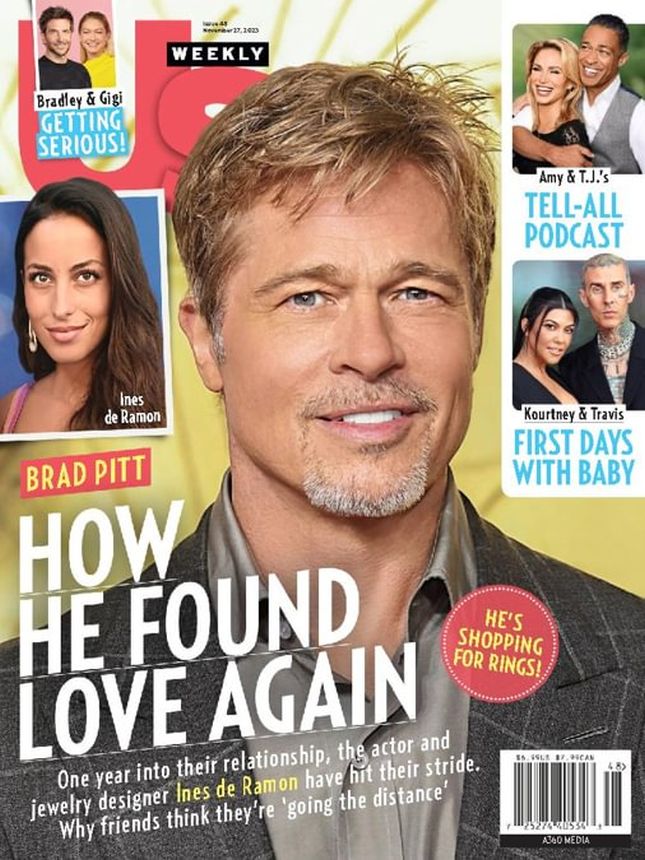 US WEEKLY magazine side cover 27 November 2023