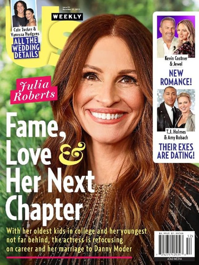 US WEEKLY magazine side cover 25 December 2023