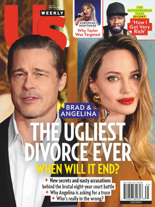 US WEEKLY magazine side cover 26 August 2024