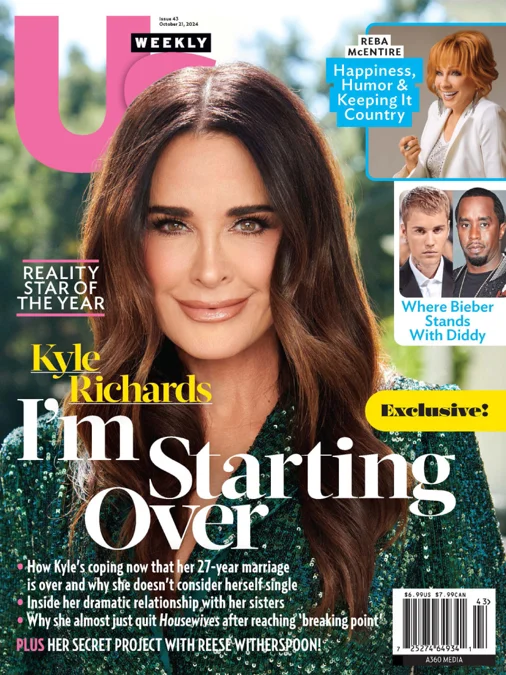 US WEEKLY magazine side cover 21 October 2024