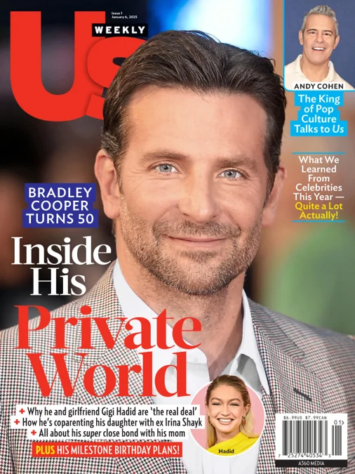 US WEEKLY magazine side cover 6 January 2025