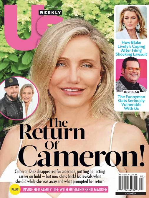 US WEEKLY magazine side cover 13 January 2025
