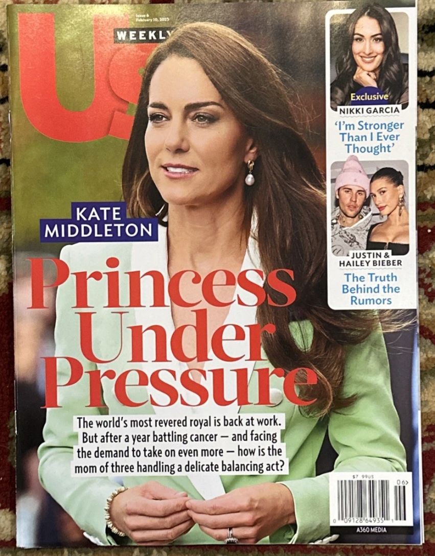US WEEKLY magazine side cover 10 February 2025