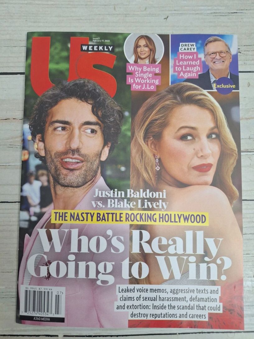 US WEEKLY magazine side cover 17 February 2025