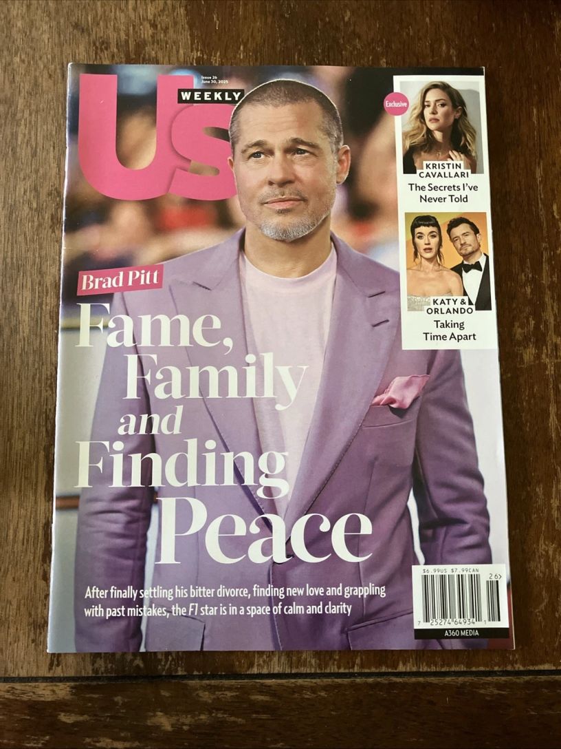 US WEEKLY magazine side cover 30 June 2025
