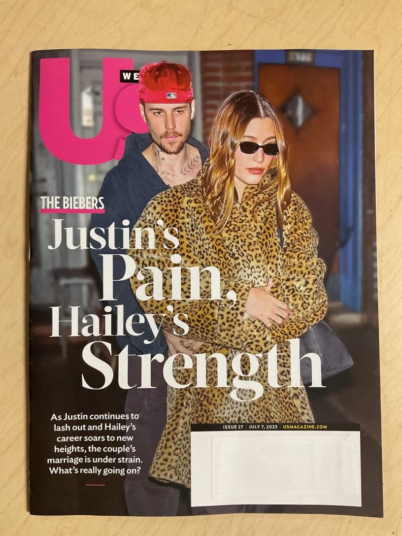 US WEEKLY magazine side cover 7 July 2025