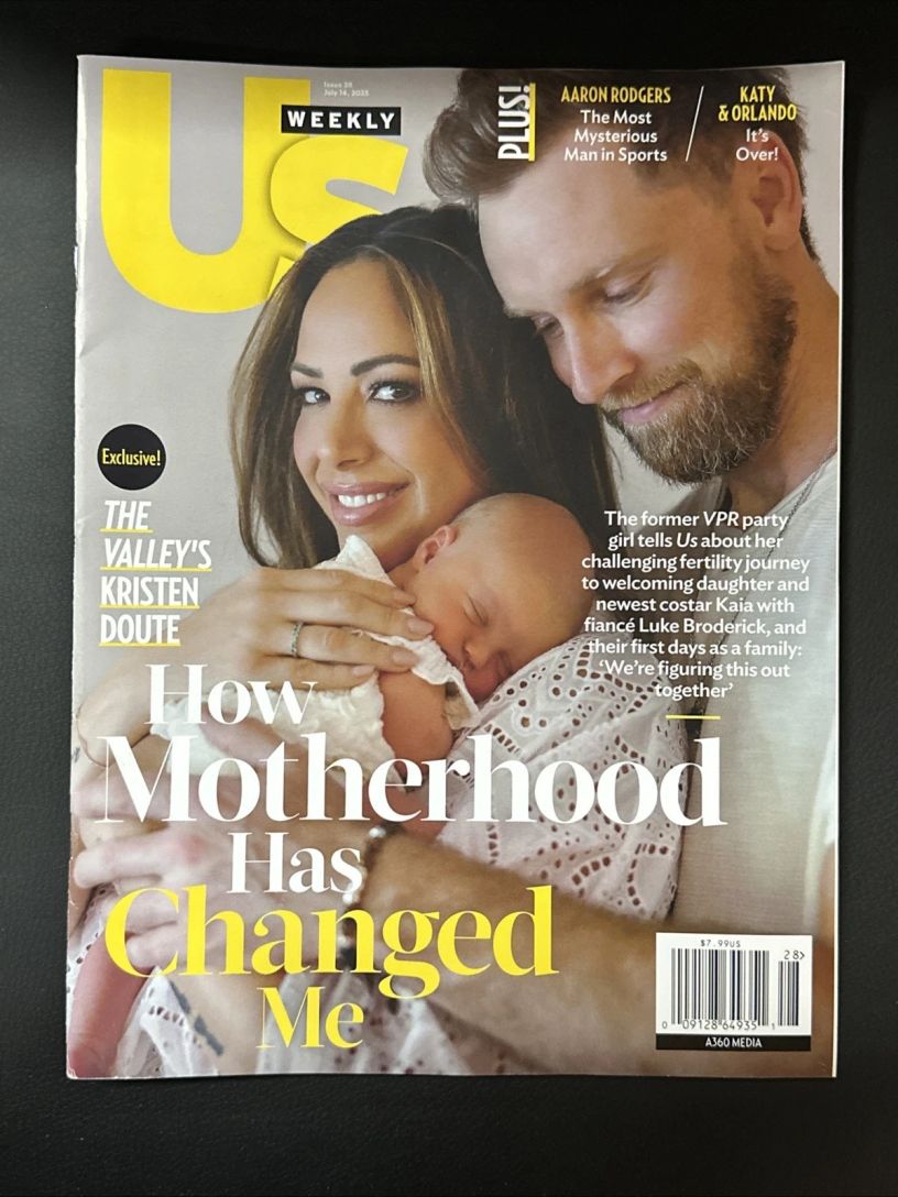 US WEEKLY magazine side cover 14 July 2025
