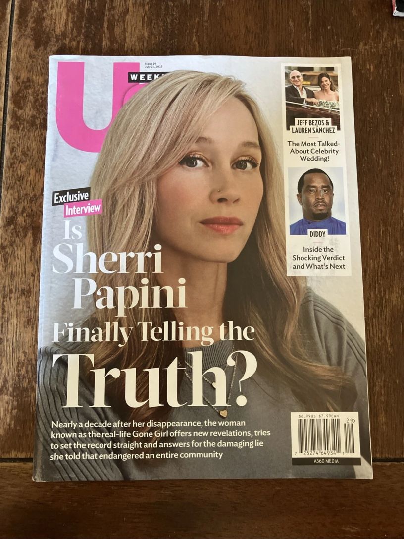 US WEEKLY magazine side cover 21 July 2025