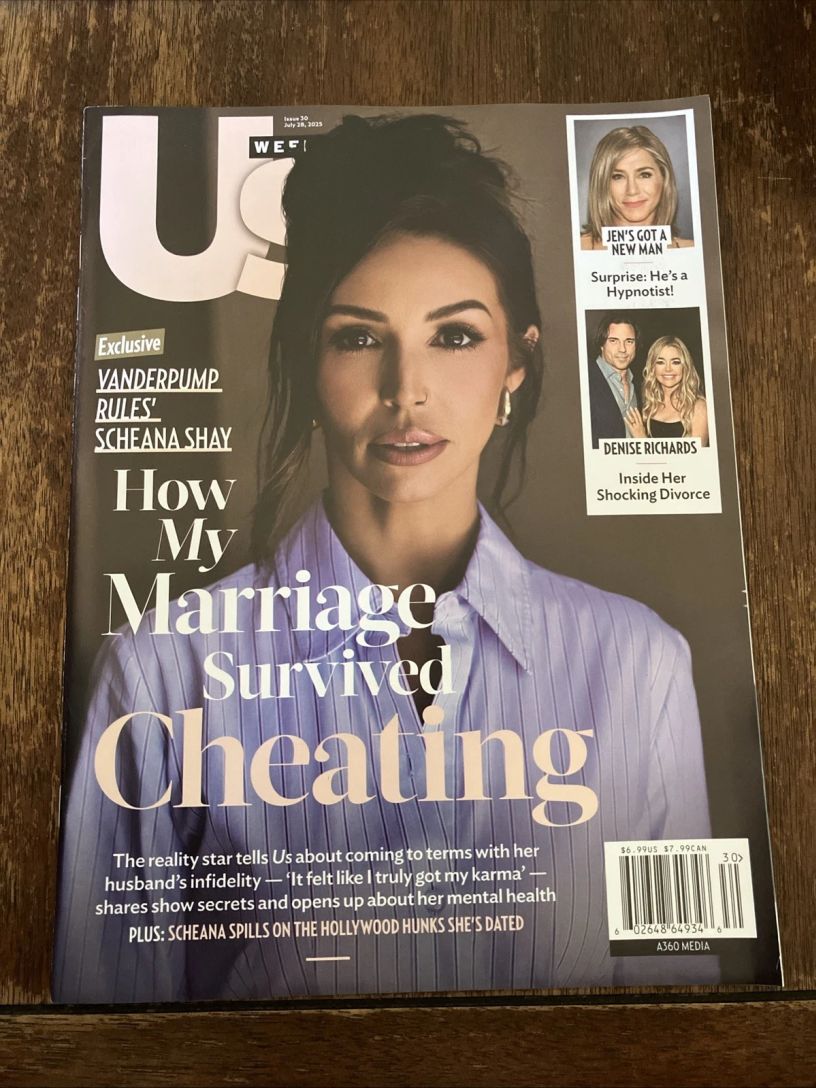 US WEEKLY magazine side cover 28 July 2025