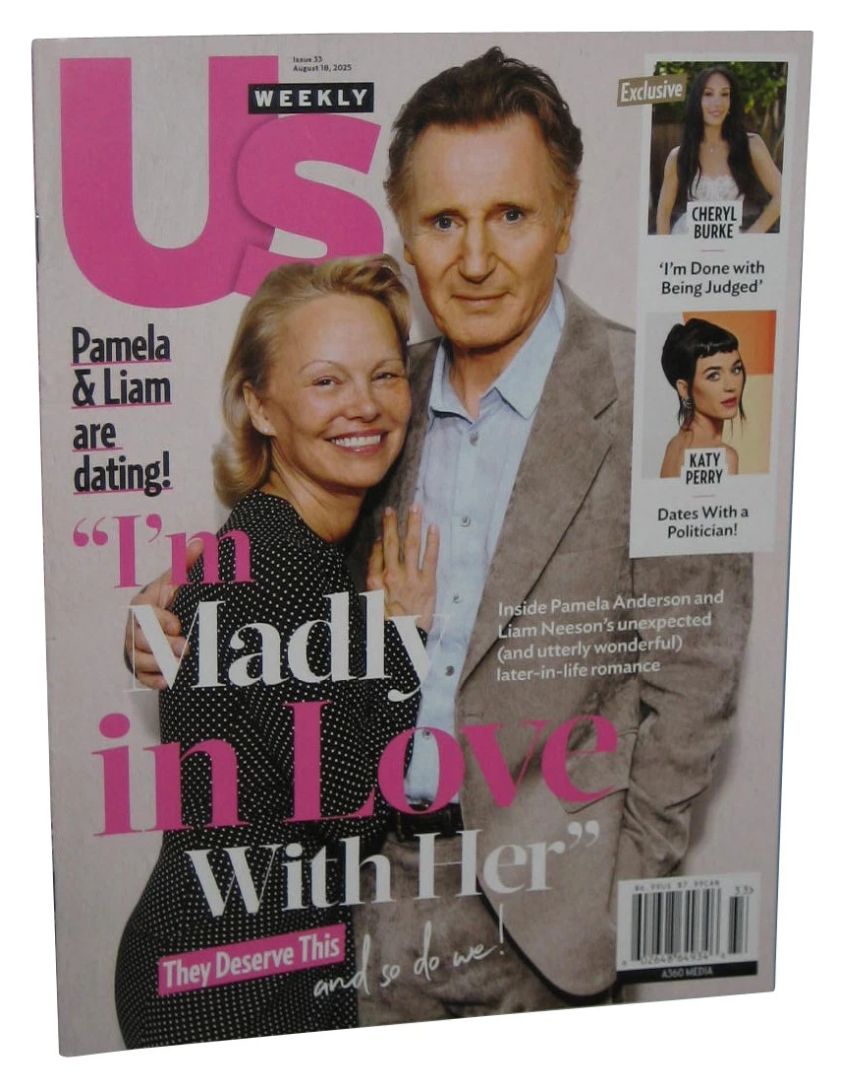 US WEEKLY magazine side cover 18 August 2025