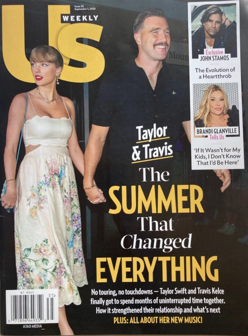 US WEEKLY magazine side cover 1 September 2025