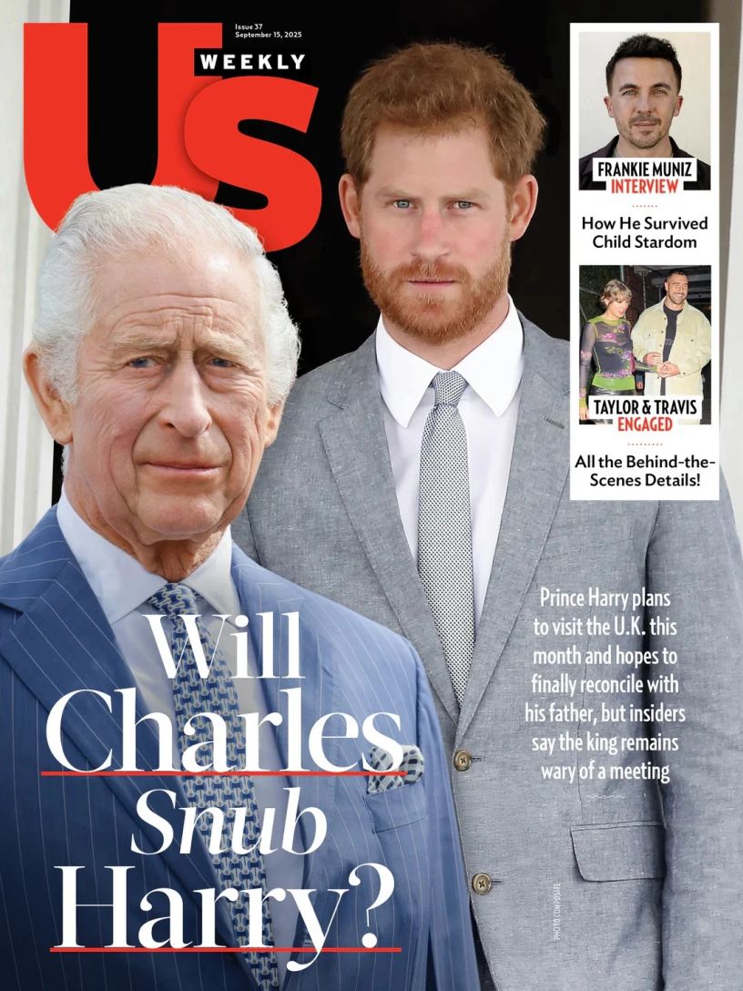US WEEKLY magazine side cover 15 September 2025
